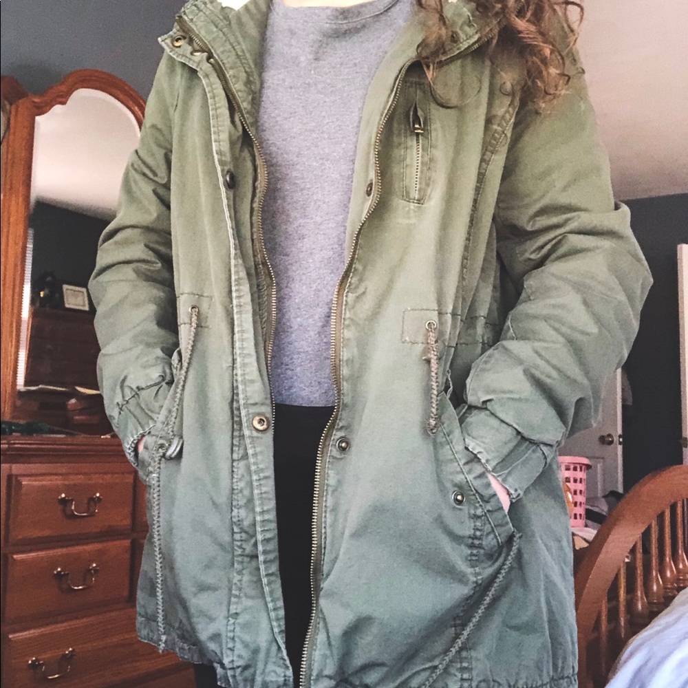 Army Green Warm Jacket